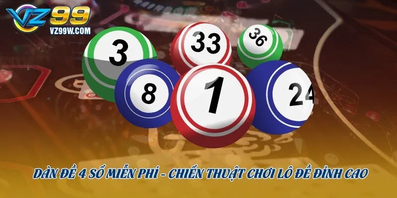 dàn đề 4 số miễn phí