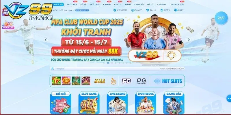 Thông tin liên quan đến nhà cái Vz99